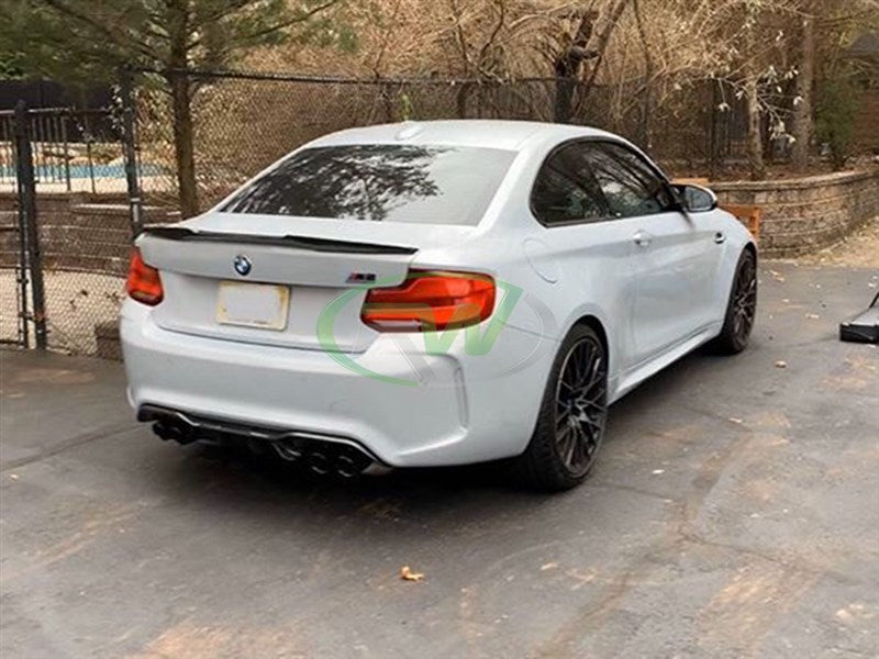 RW Carbon BMW F87 M2 DTM Carbon Fiber Rear Diffuser-Exterior-Silicon Valley Bimmer