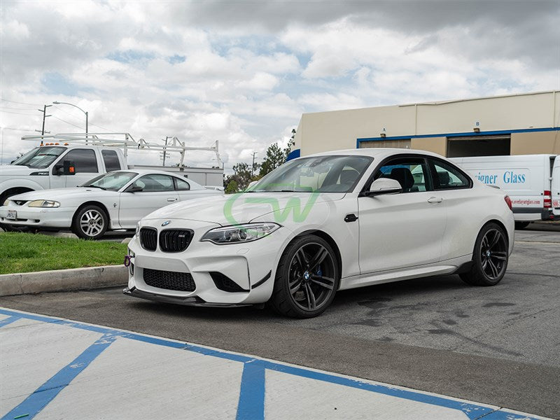 RW Carbon BMW F87 M2 GTS Style Carbon Fiber Front Lip-Exterior-Silicon Valley Bimmer