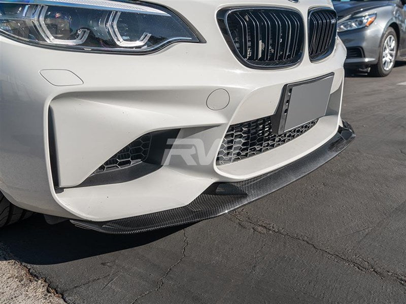 RW Carbon BMW F87 M2 GTS Style Carbon Fiber Front Lip-Exterior-Silicon Valley Bimmer