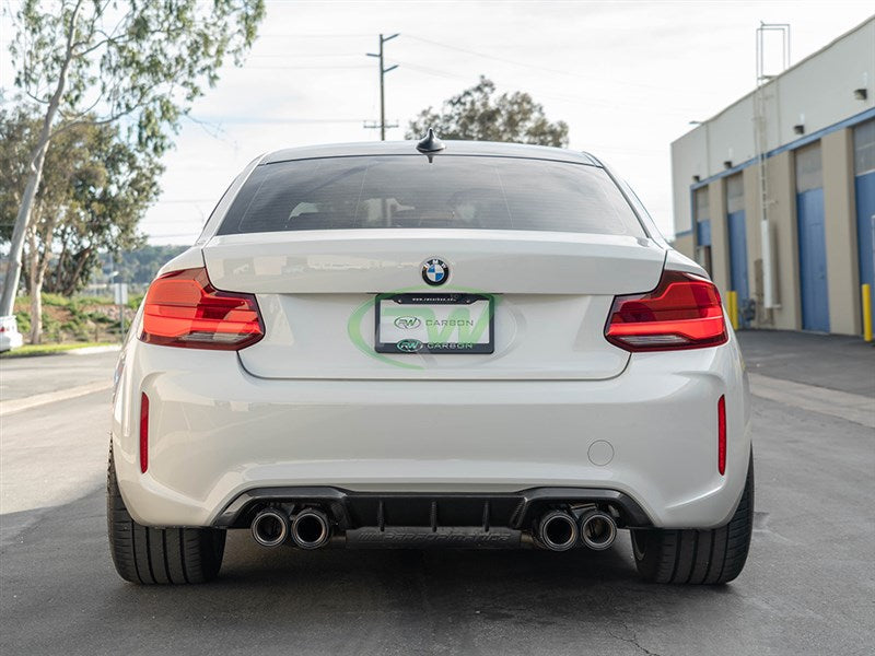 RW Carbon BMW F87 M2 Performance Style CF Diffuser-Exterior-Silicon Valley Bimmer