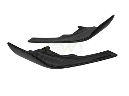RW Carbon BMW F87 M2 Performance Style Front CF Splitters-Exterior-Silicon Valley Bimmer