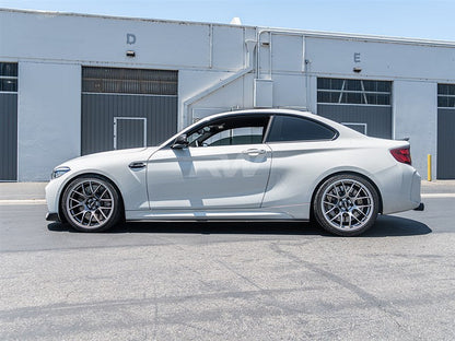 RW Carbon BMW F87 M2 RWS Carbon Fiber Side Skirt Extensions-Exterior-Silicon Valley Bimmer