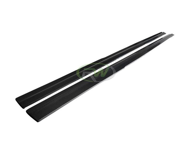 RW Carbon BMW F87 M2 RWS Carbon Fiber Side Skirt Extensions-Exterior-Silicon Valley Bimmer
