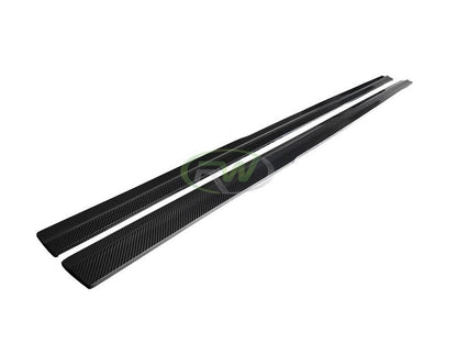 RW Carbon BMW F87 M2 RWS Carbon Fiber Side Skirt Extensions-Exterior-Silicon Valley Bimmer