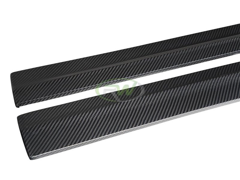 RW Carbon BMW F87 M2 RWS Carbon Fiber Side Skirt Extensions-Exterior-Silicon Valley Bimmer