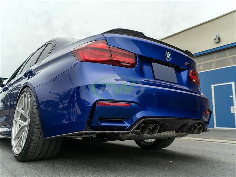 RW Carbon BMW F8X M3 M4 3D Style Carbon Fiber Diffuser-Exterior-Silicon Valley Bimmer