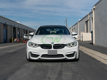 RW Carbon BMW F8X M3 & M4 3D Style Carbon Fiber Front Lip-Exterior-Silicon Valley Bimmer