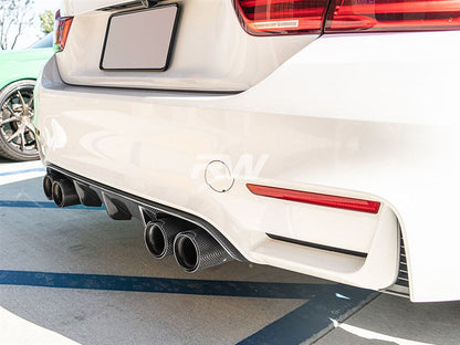 RW Carbon BMW F8X M3 & M4 CF Performance Style Diffuser-Exterior-Silicon Valley Bimmer