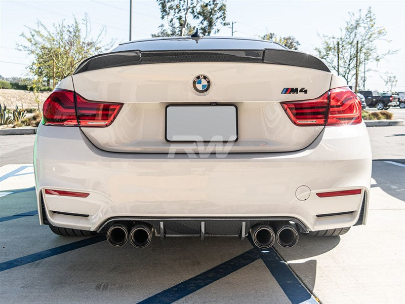 RW Carbon BMW F8X M3 & M4 CF Performance Style Diffuser-Exterior-Silicon Valley Bimmer