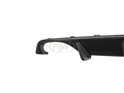 RW Carbon BMW F8X M3 & M4 CF Performance Style Diffuser-Exterior-Silicon Valley Bimmer