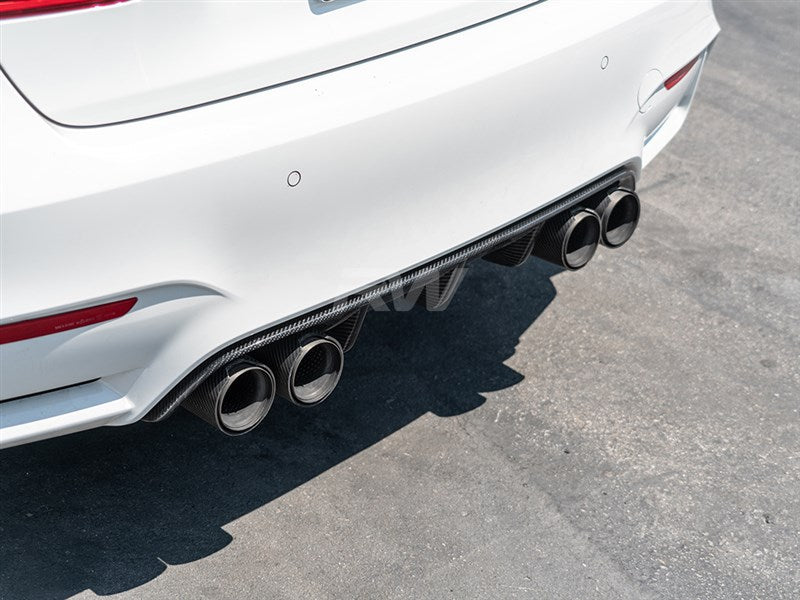 RW Carbon BMW F8X M3 & M4 CF Performance Style Diffuser-Exterior-Silicon Valley Bimmer