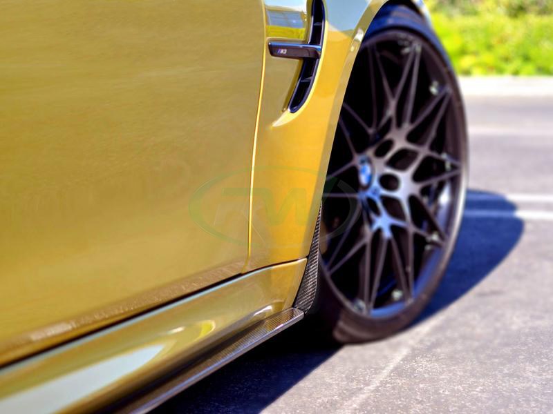 RW Carbon BMW F8X M3 M4 Carbon Fiber Splash Guards-Exterior-Silicon Valley Bimmer