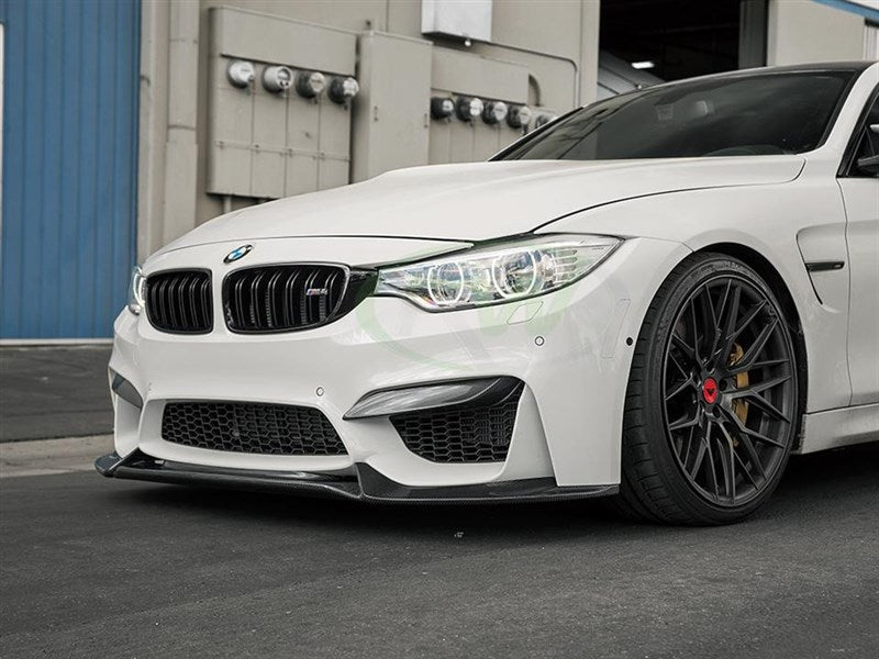 RW Carbon BMW F8X M3 M4 Varis Style Carbon Fiber Front Lip-Exterior-Silicon Valley Bimmer