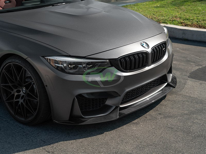 RW Carbon BMW F8X M3 M4 Varis Style Carbon Fiber Front Lip-Exterior-Silicon Valley Bimmer