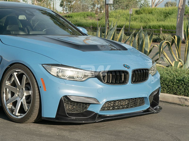 RW Carbon BMW F8X M3 M4 Varis Style Carbon Fiber Front Lip-Exterior-Silicon Valley Bimmer