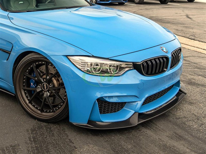 RW Carbon BMW F8X M3 M4 Varis Style Carbon Fiber Front Lip-Exterior-Silicon Valley Bimmer
