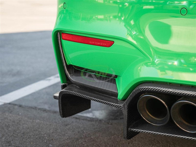 RW Carbon BMW F8X M3/M4 CF Rear Bumper Splitters-Exterior-Silicon Valley Bimmer