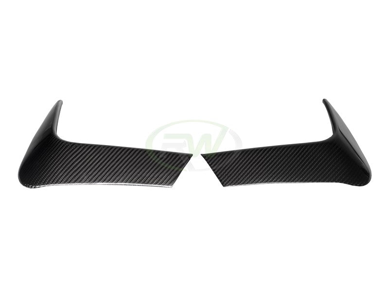 RW Carbon BMW F8X M3/M4 CF Rear Bumper Splitters-Exterior-Silicon Valley Bimmer