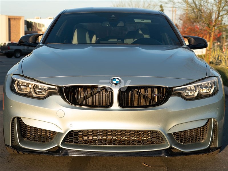 RW Carbon BMW F8X M3/M4 CS Style CF Front Lip Spoiler-Exterior-Silicon Valley Bimmer