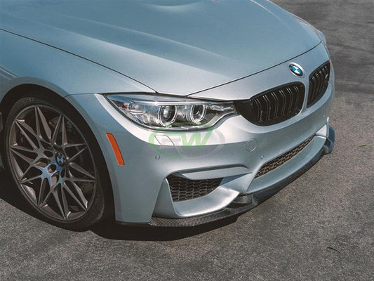 RW Carbon BMW F8X M3/M4 CS Style CF Front Lip Spoiler-Exterior-Silicon Valley Bimmer