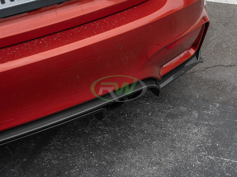 RW Carbon BMW F8X M3/M4 Exotics Style CF Diffuser-Exterior-Silicon Valley Bimmer