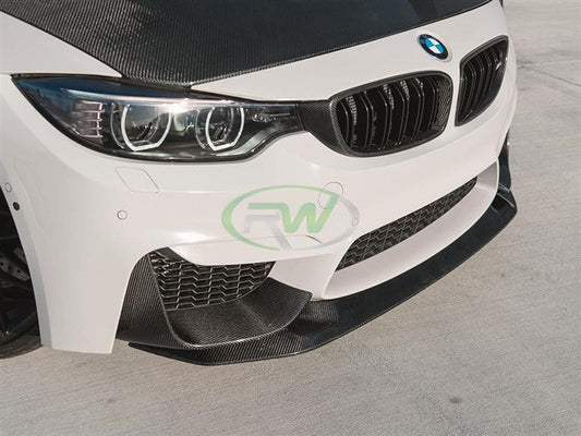 RW Carbon BMW F8X M3/M4 GTS Style CF Front Lip Spoiler-Exterior-Silicon Valley Bimmer