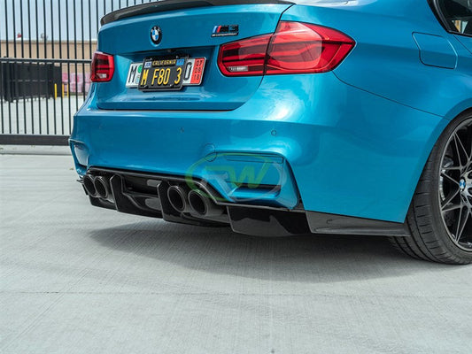 RW Carbon BMW F8X M3/M4 GTX Carbon Fiber Diffuser-Exterior-Silicon Valley Bimmer