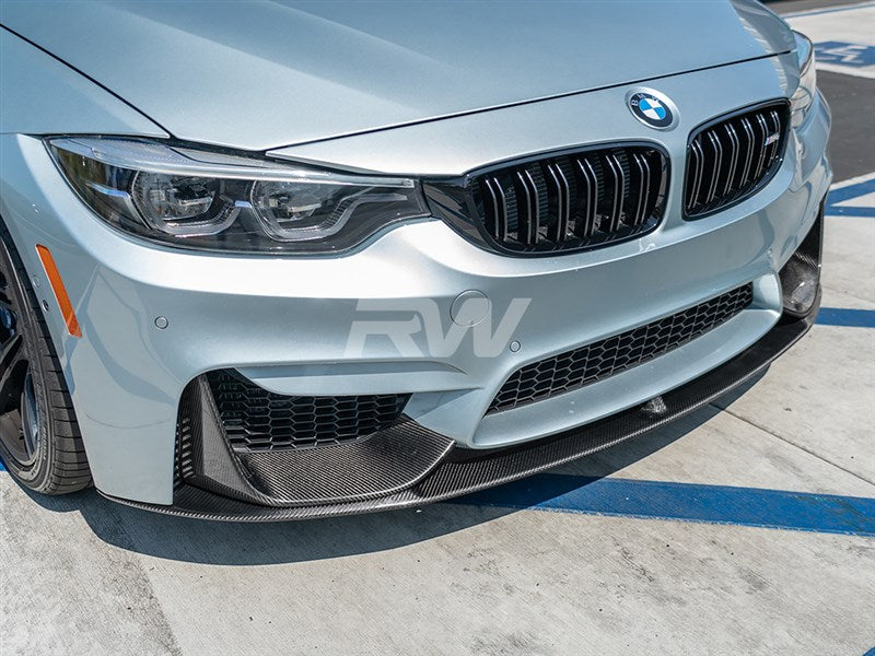 RW Carbon BMW F8X M3/M4 Performance Style CF Lip Spoiler-Exterior-Silicon Valley Bimmer