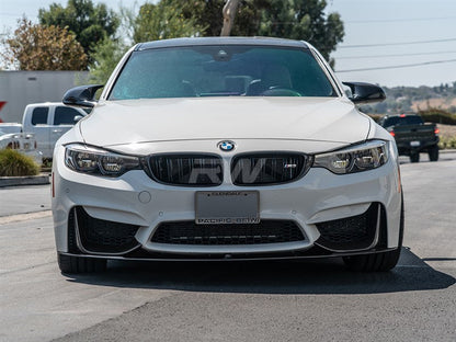 RW Carbon BMW F8X M3/M4 Performance Style CF Lip Spoiler-Exterior-Silicon Valley Bimmer