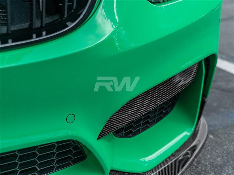 RW Carbon BMW F8X M3/M4 Upper Carbon Fiber Splitters-Exterior-Silicon Valley Bimmer