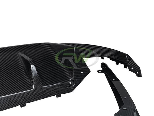RW Carbon BMW F90 M5 3D Style Carbon Fiber Diffuser-Exterior-Silicon Valley Bimmer
