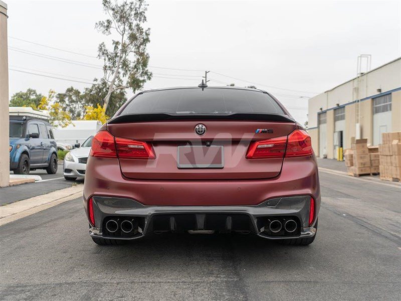 RW Carbon BMW F90 M5 3D Style Carbon Fiber Diffuser-Exterior-Silicon Valley Bimmer