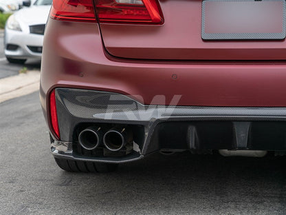 RW Carbon BMW F90 M5 3D Style Carbon Fiber Diffuser-Exterior-Silicon Valley Bimmer