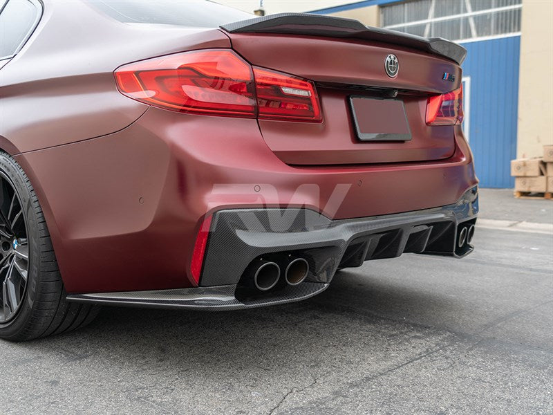 RW Carbon BMW F90 M5 3D Style Carbon Fiber Diffuser-Exterior-Silicon Valley Bimmer