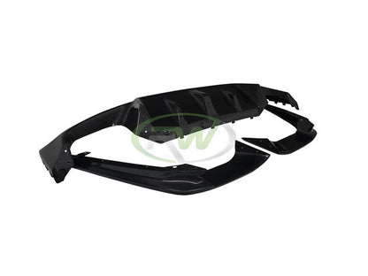 RW Carbon BMW F90 M5 3D Style Carbon Fiber Diffuser-Exterior-Silicon Valley Bimmer