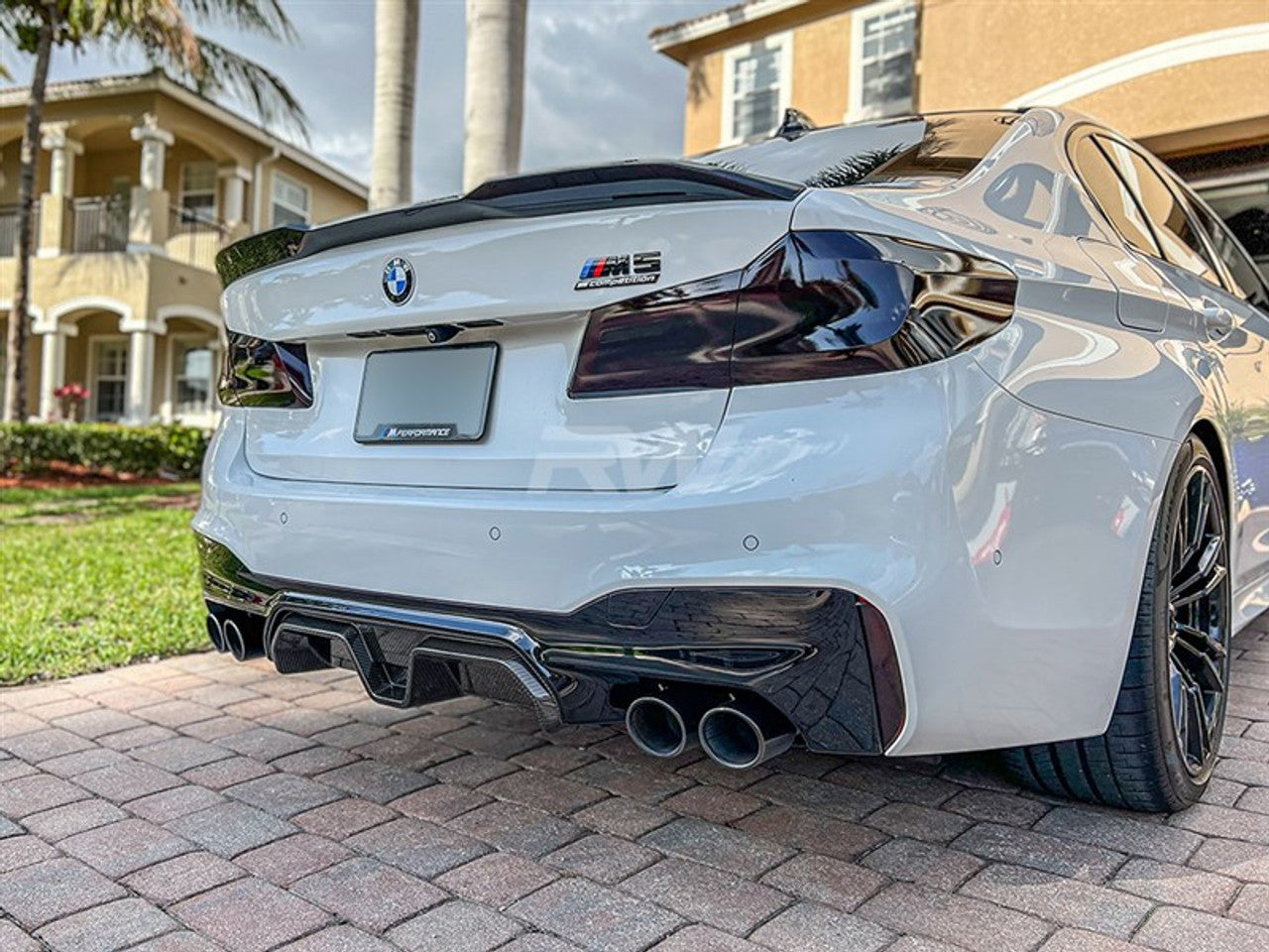 RW Carbon BMW F90 M5 CS Style Full Carbon Fiber Diffuser-Exterior-Silicon Valley Bimmer