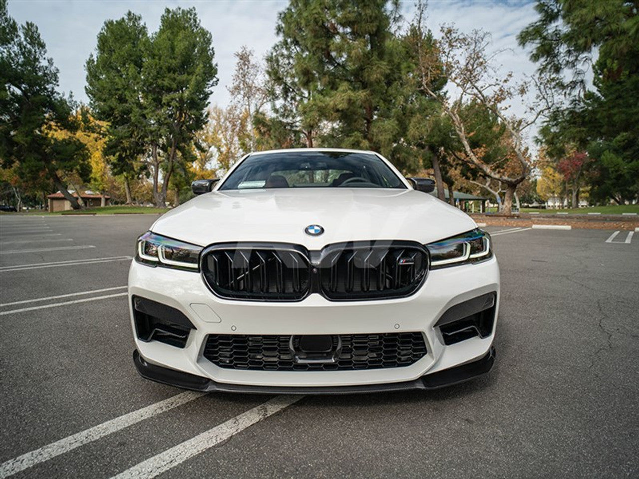 RW Carbon BMW F90 M5 LCI RWS Carbon Fiber Front Lip Spoiler-Exterior-Silicon Valley Bimmer