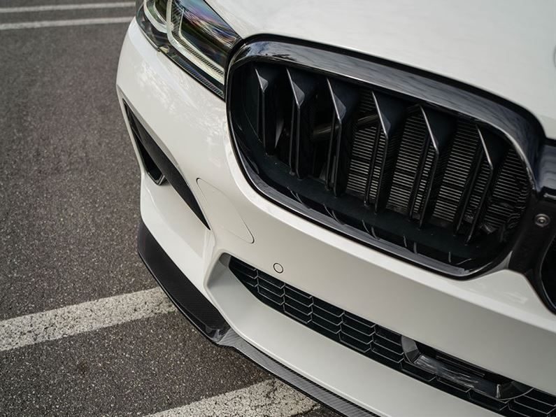 RW Carbon BMW F90 M5 LCI/G30 5 Series LCI Gloss Black Grilles-Exterior-Silicon Valley Bimmer