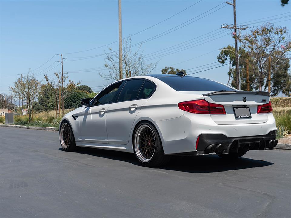 RW Carbon BMW F90 M5 RWS Carbon Fiber Rear Diffuser-Exterior-Silicon Valley Bimmer