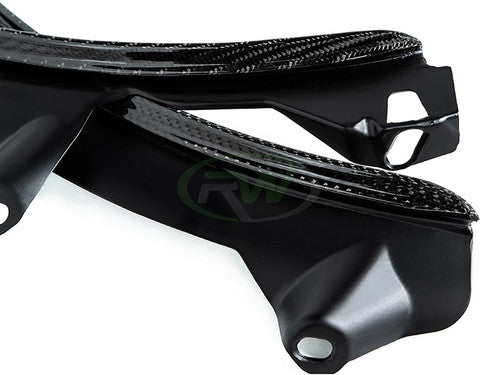 RW Carbon BMW F90 M5/G30 5-Series Carbon Fiber Rear Wheel Arch Extensions-Exterior-Silicon Valley Bimmer