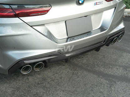 RW Carbon BMW F91 F92 F93 M8 OE Style Carbon Fiber Diffuser-Exterior-Silicon Valley Bimmer