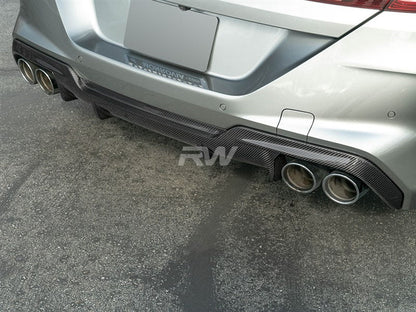 RW Carbon BMW F91 F92 F93 M8 OE Style Carbon Fiber Diffuser-Exterior-Silicon Valley Bimmer
