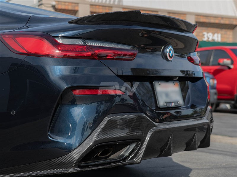 RW Carbon BMW G14 G15 8-Series 3D Style Full Carbon Fiber Diffuser-Exterior-Silicon Valley Bimmer