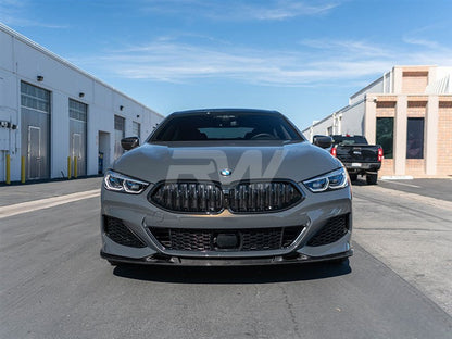 RW Carbon BMW G14 G15 G16 8-Series 3D Style CF Front Lip-Exterior-Silicon Valley Bimmer