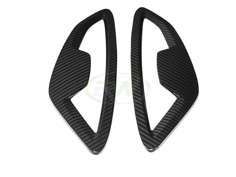 RW Carbon BMW G14 G15 G16 8 Series Carbon Fiber Fender Trims-Exterior-Silicon Valley Bimmer