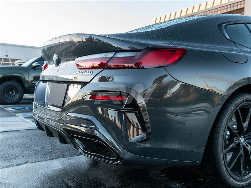 RW Carbon BMW G14 G15 G16 8 Series Carbon Fiber Rear Trims-Exterior-Silicon Valley Bimmer