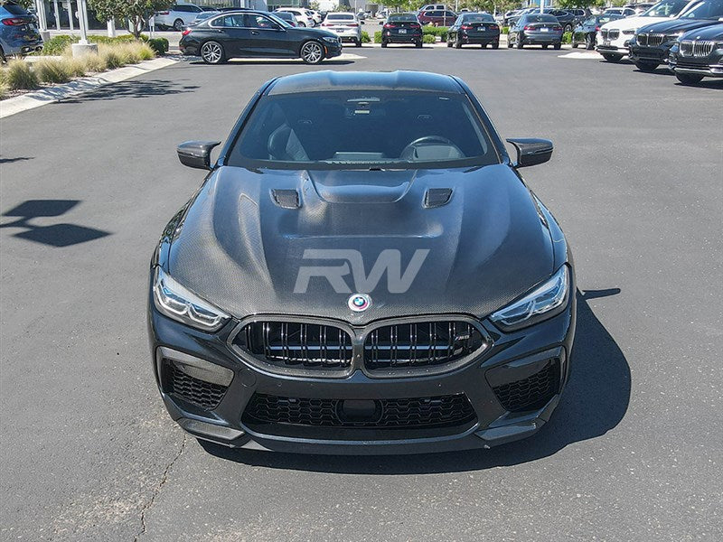 RW Carbon BMW G14 G15 G16 8-Series F91 F92 F93 M8 Carbon Fiber Hood-Exterior-Silicon Valley Bimmer