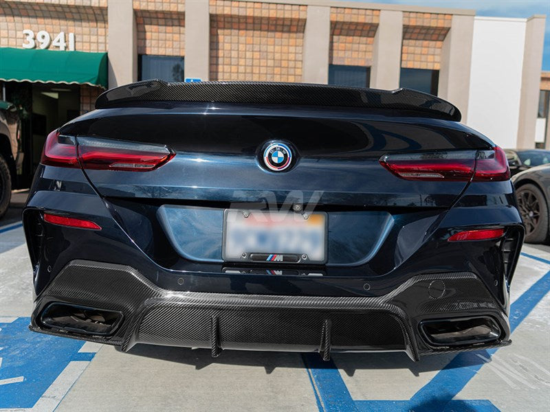 RW Carbon BMW G14/F91 M8 DTM Style Carbon Fiber Trunk Spoiler-Exterior-Silicon Valley Bimmer