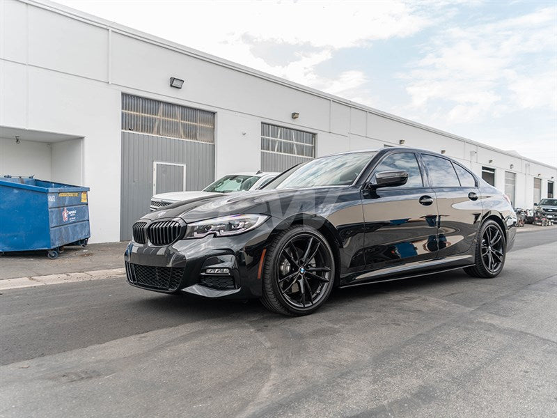 RW Carbon BMW G20 3 Series CF Side Skirt Extensions-Exterior-Silicon Valley Bimmer