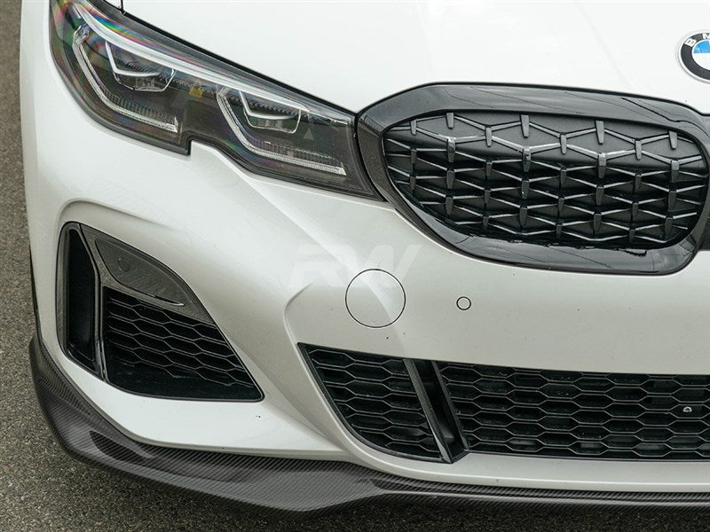 RW Carbon BMW G20 3-Series EC Style Carbon Fiber Front Lip-Exterior-Silicon Valley Bimmer